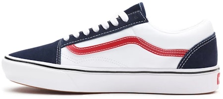 Vans Tri-tone Comfycush Old Skool 'White Red Blue' VN0A3WMA49S Vans Tri-tone Comfycush Old Skool 'White Red Blue' VN0A3WMA49S