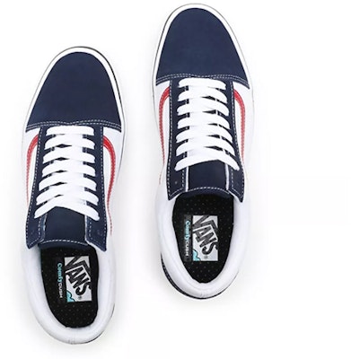 Vans Tri-tone Comfycush Old Skool 'White Red Blue' VN0A3WMA49S Shop Vans Tri-tone Comfycush Old Skool 'White Red Blue' VN0A3WMA49S