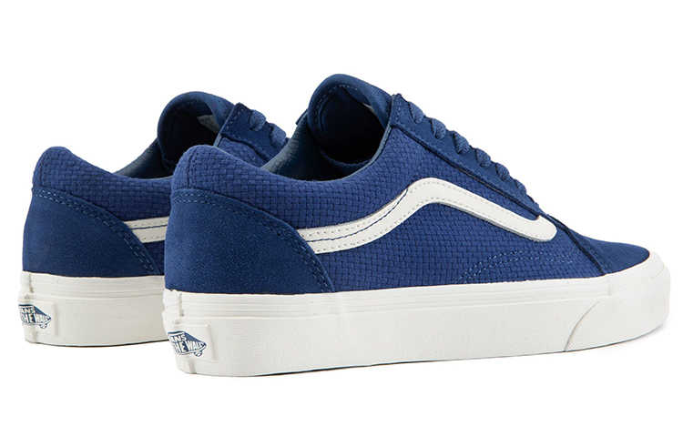 Shop Vans 時尚經典 '編織格紋 - 深藍' VN0A3WKT45N
