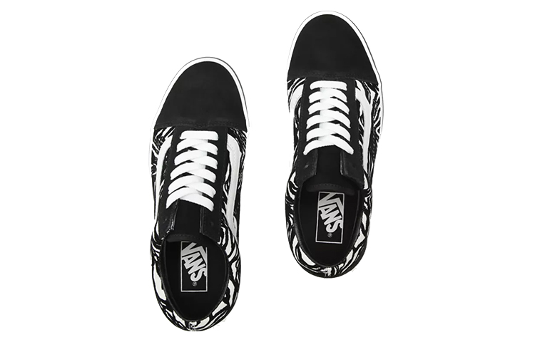 Shop Vans Zebra Old Skool Hitam/Putih VN0A5AO95PQ