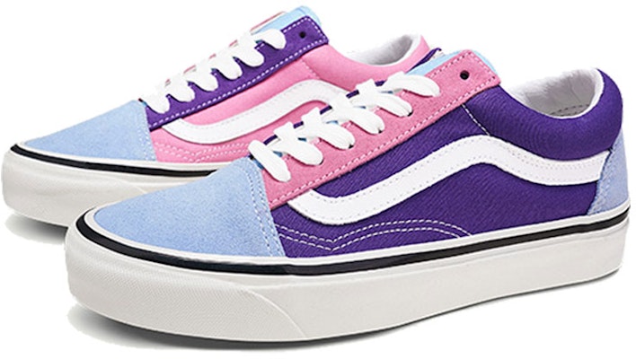 Vans Anaheim Factory Old Skool 36 Dx 'Light Blue Pink Purple' VN0A38G2XFL Lookbook Vans Anaheim Factory Old Skool 36 Dx 'Light Blue Pink Purple' VN0A38G2XFL
