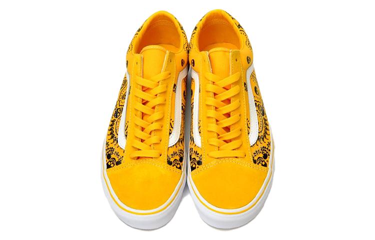 Lookbook Vans Old Skool 低筒 滑板鞋 男女款 薑黃色