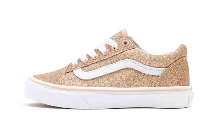 Buy 中童 Vans Old Skool 休閒 透氣耐磨防滑 低筒 兒童滑板鞋 金