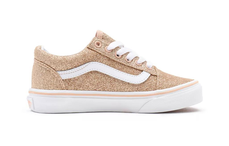 Order 中童 Vans Old Skool 休閒 透氣耐磨防滑 低筒 兒童滑板鞋 金