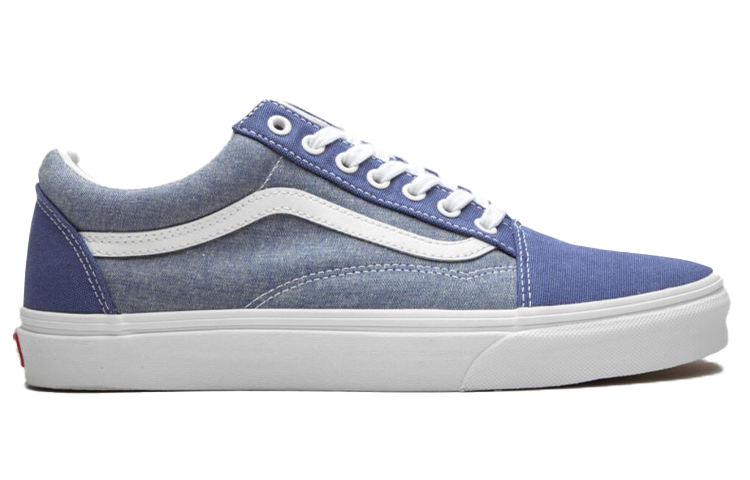 Order Vans Old Skool Canvas 'Navy Chambray' Sneakers Pria/Wanita VN0A38G1VIO
