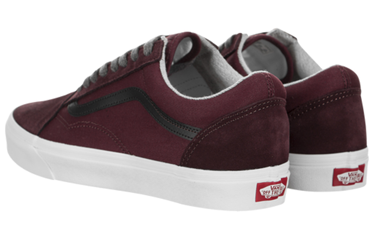 Vans Old Skool Casual Low Tops Skateboarding Shoes Unisex Red 圖 3