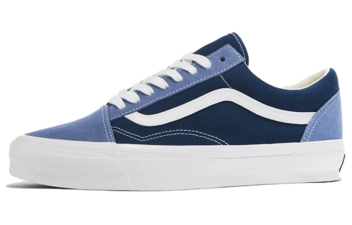 Vans Old Skool Classic Low-Top Sneakers Navy Blue/White Casual Shoes VN000CQDDWR