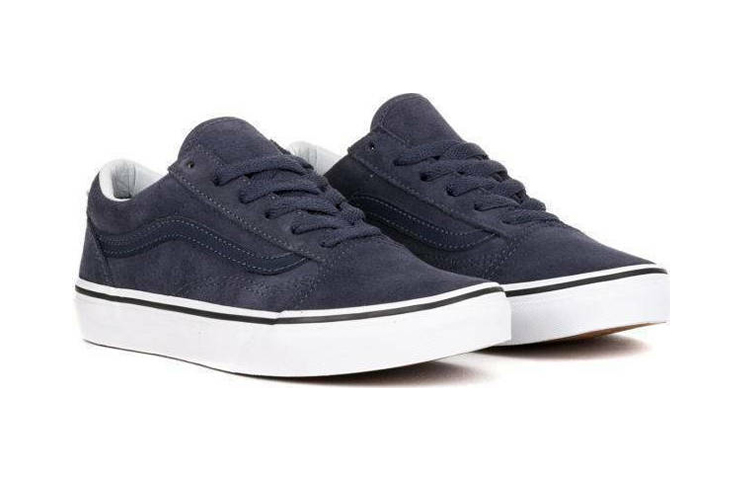 Lookbook Vans经典Old Skool低帮休闲滑板鞋海军蓝 '蓝色' VN000W9TK5H