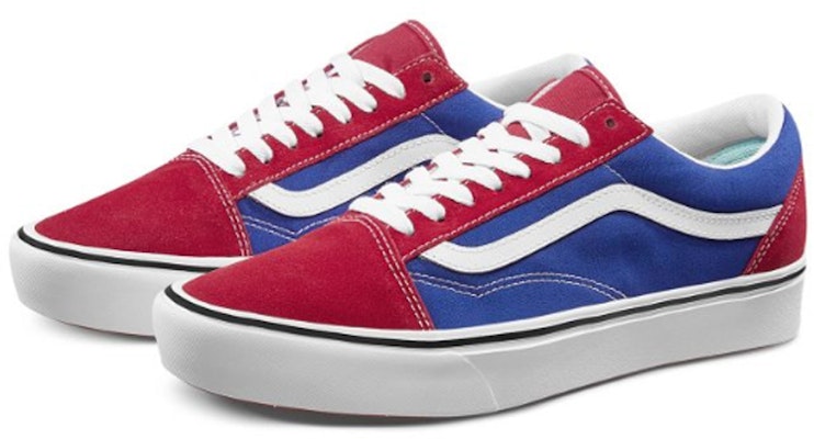 Vans Old Skool ComfyCush 'Chili Pepper True Blue' VN0A3WMAVX1 Lookbook Vans Old Skool ComfyCush 'Chili Pepper True Blue' VN0A3WMAVX1