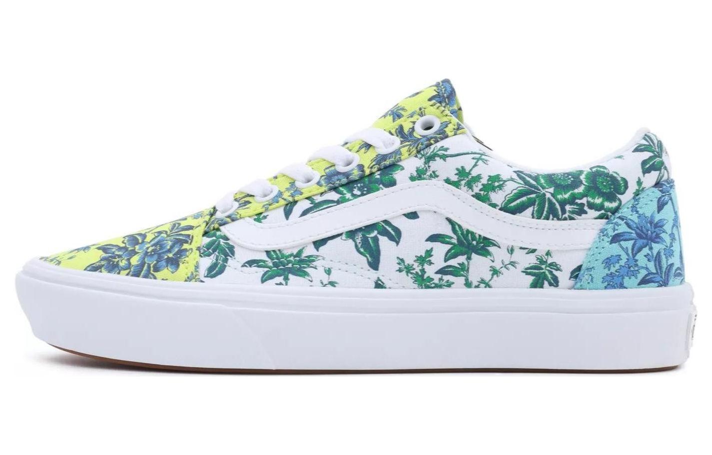 Vans Old Skool Comfycush 'Flower Market Green White' VN0007NBMUL