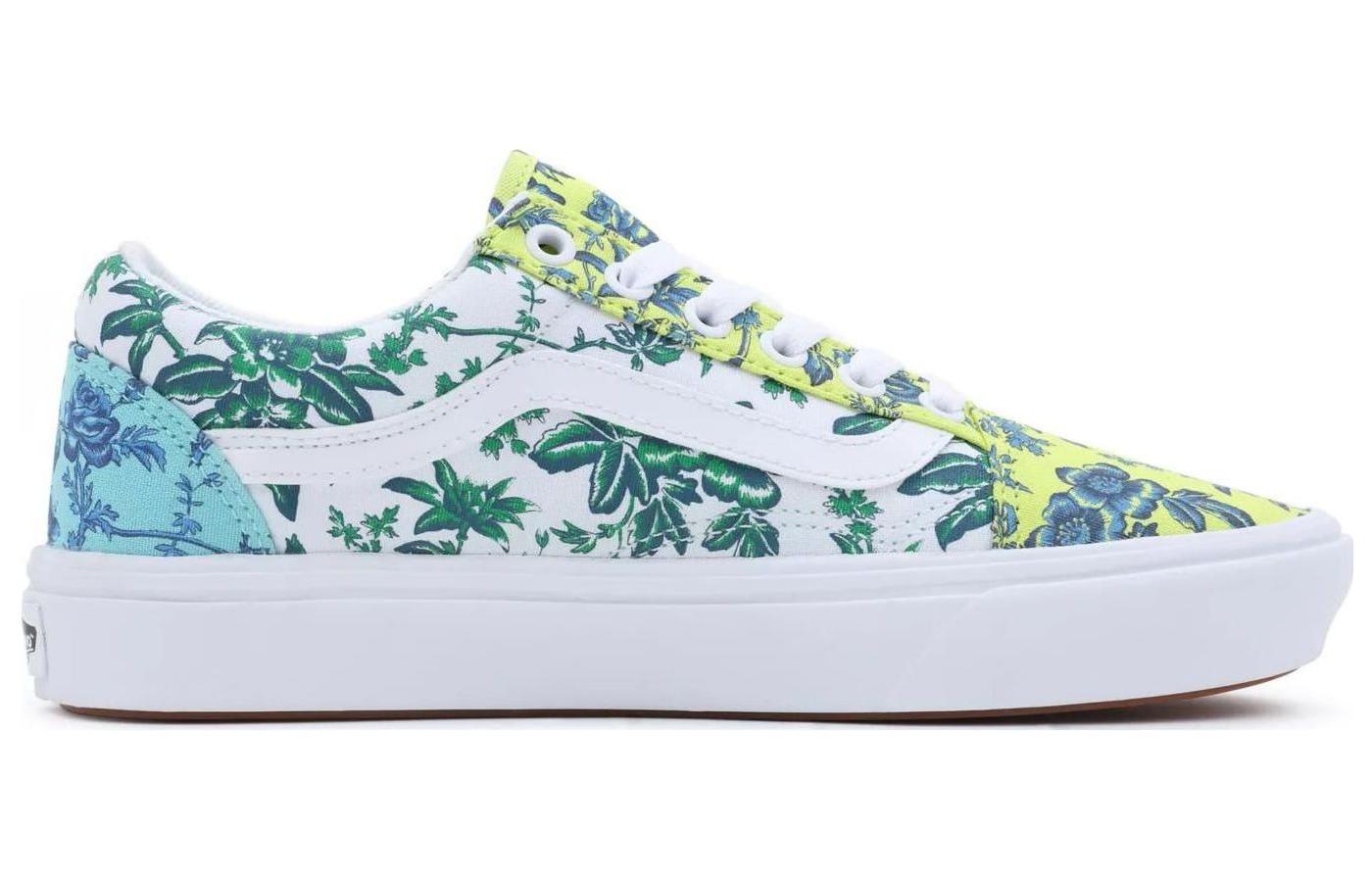 Order Vans Old Skool Comfycush 'Flower Market Hijau Putih' VN0007NBMUL