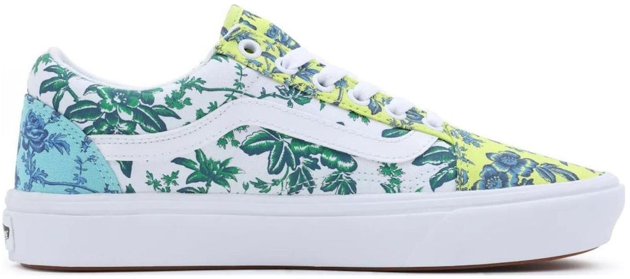 Vans Old Skool Comfycush 'Flower Market Hijau Putih' VN0007NBMUL Order Vans Old Skool Comfycush 'Flower Market Hijau Putih' VN0007NBMUL
