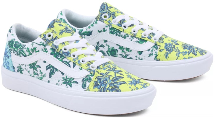 Vans Old Skool Comfycush 'Flower Market Hijau Putih' VN0007NBMUL Lookbook Vans Old Skool Comfycush 'Flower Market Hijau Putih' VN0007NBMUL