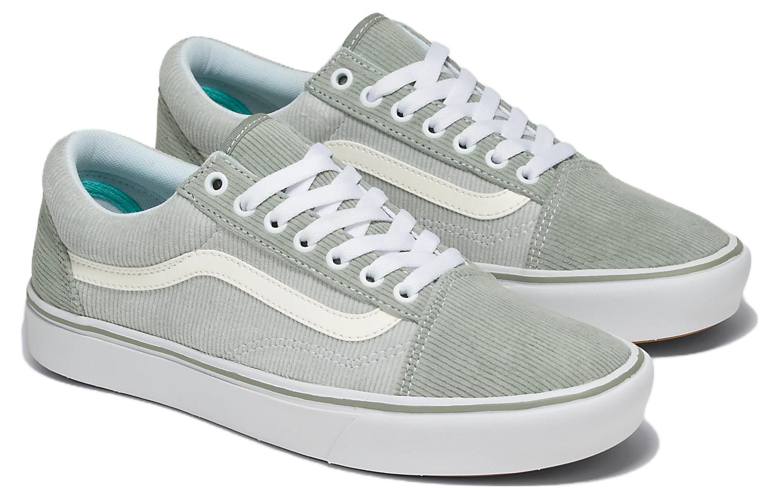 Lookbook Vans Old Skool Comfycush 舒適百搭 輕便透氣 低筒 滑板鞋 男女同款 灰色