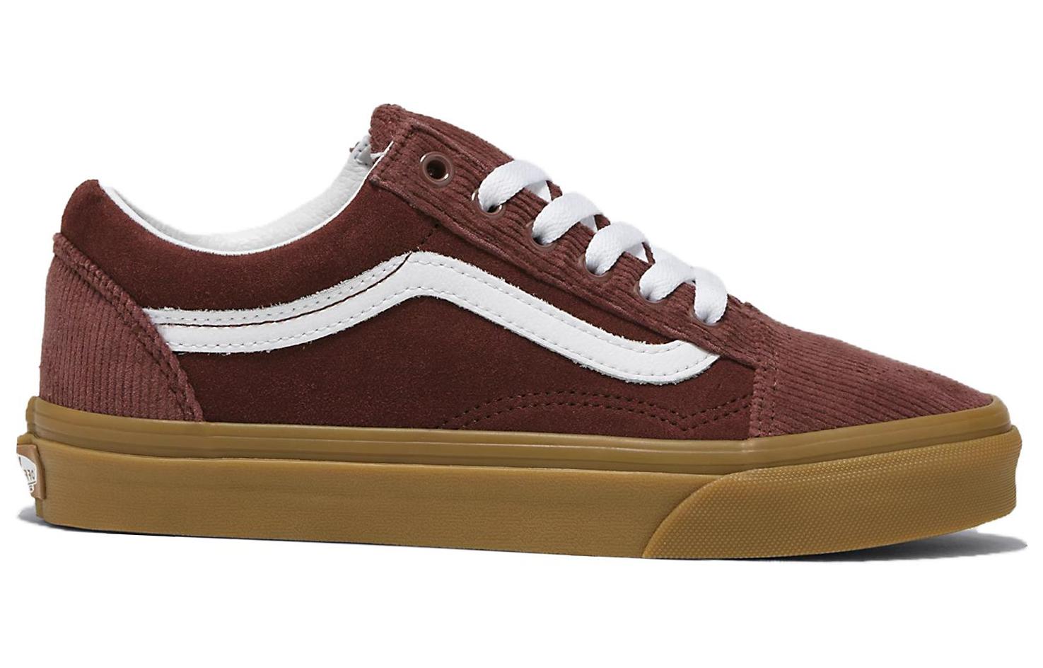 Order ヴァンズ オールドスクール コーデュロイ 赤茶 (Vanz Ōrudosukūru Kōduroi AkaCha) VN0005UFBRO