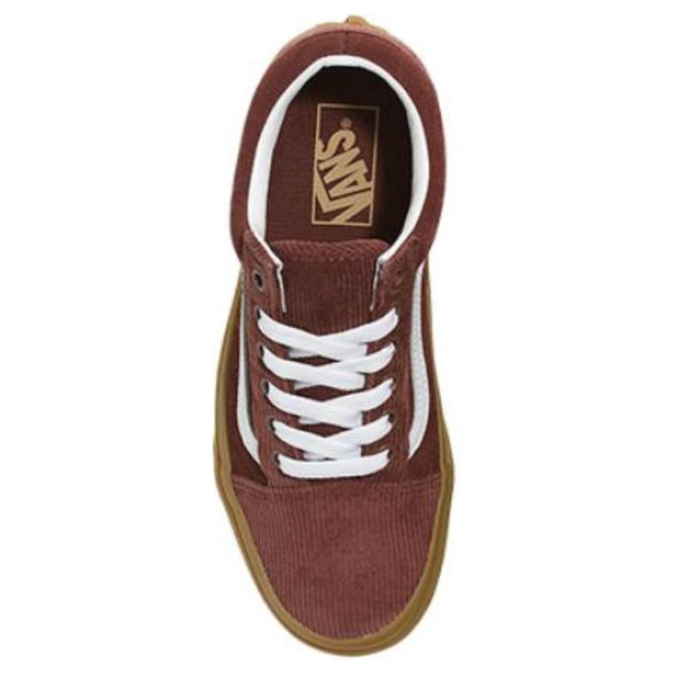 Shop ヴァンズ オールドスクール コーデュロイ 赤茶 (Vanz Ōrudosukūru Kōduroi AkaCha) VN0005UFBRO