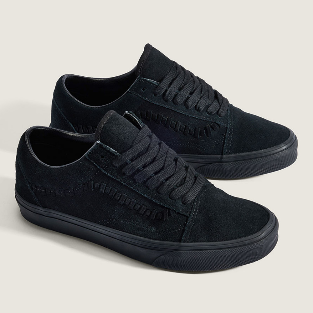 Order バンズ オールドスクール クラフテッドストライプ ブラック カジュアルシューズ VN000D9YBKA