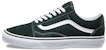 Vans Old Skool Hijau Gelap Putih VNOA38G1QSU