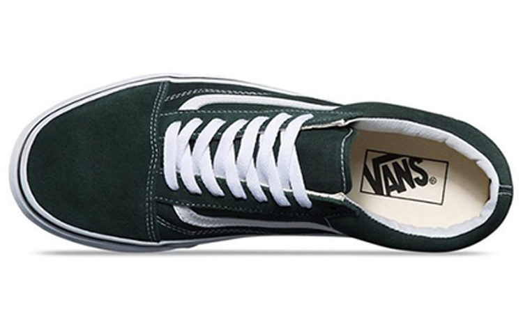 Lookbook Vans Old Skool Verde Oscuro Blanco VNOA38G1QSU