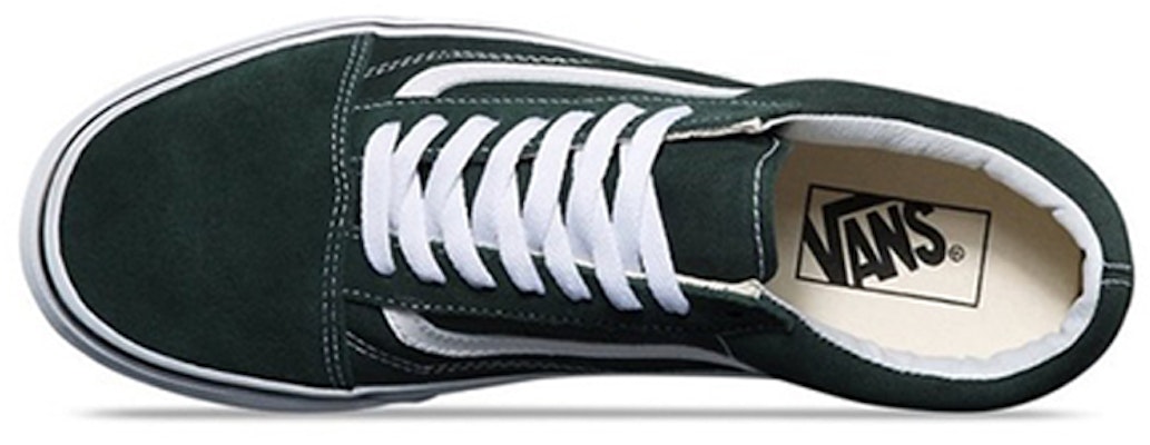 Vans Old Skool Dark Green White VNOA38G1QSU Lookbook Vans Old Skool Dark Green White VNOA38G1QSU