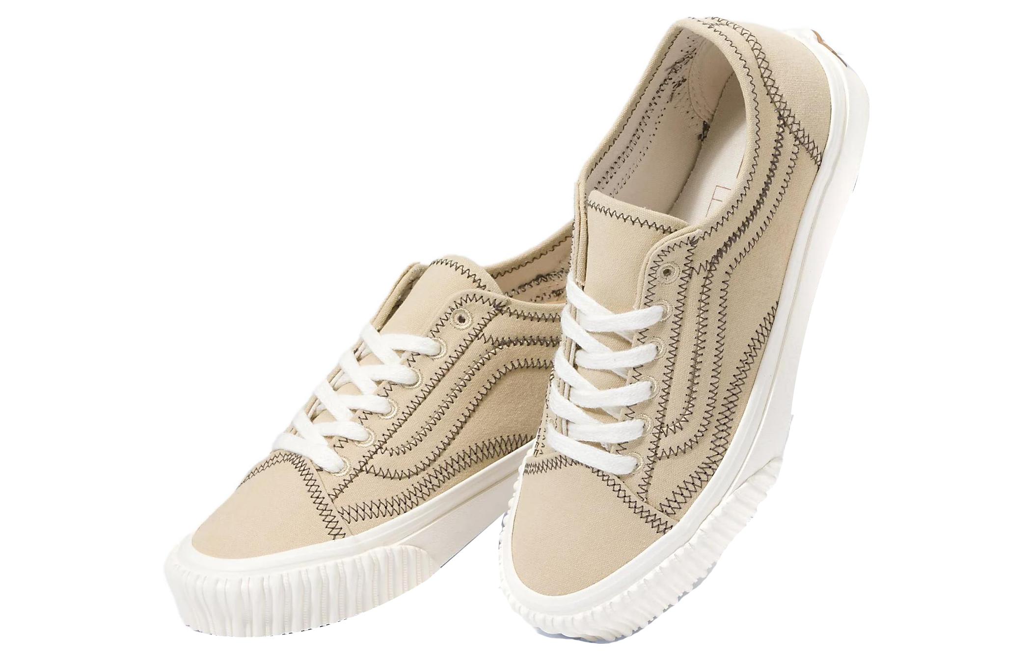 Lookbook Vans Old Skool Eco Theory 防滑耐磨 低筒 滑板鞋 男女皆宜 米白色