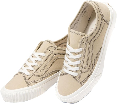 Vans Old Skool Eco Theory 防滑耐磨 低筒 滑板鞋 男女皆宜 米白色 Lookbook Vans Old Skool Eco Theory 防滑耐磨 低筒 滑板鞋 男女皆宜 米白色