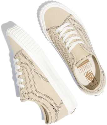 Vans Old Skool Eco Theory 防滑耐磨 低筒 滑板鞋 男女皆宜 米白色 Shop Vans Old Skool Eco Theory 防滑耐磨 低筒 滑板鞋 男女皆宜 米白色