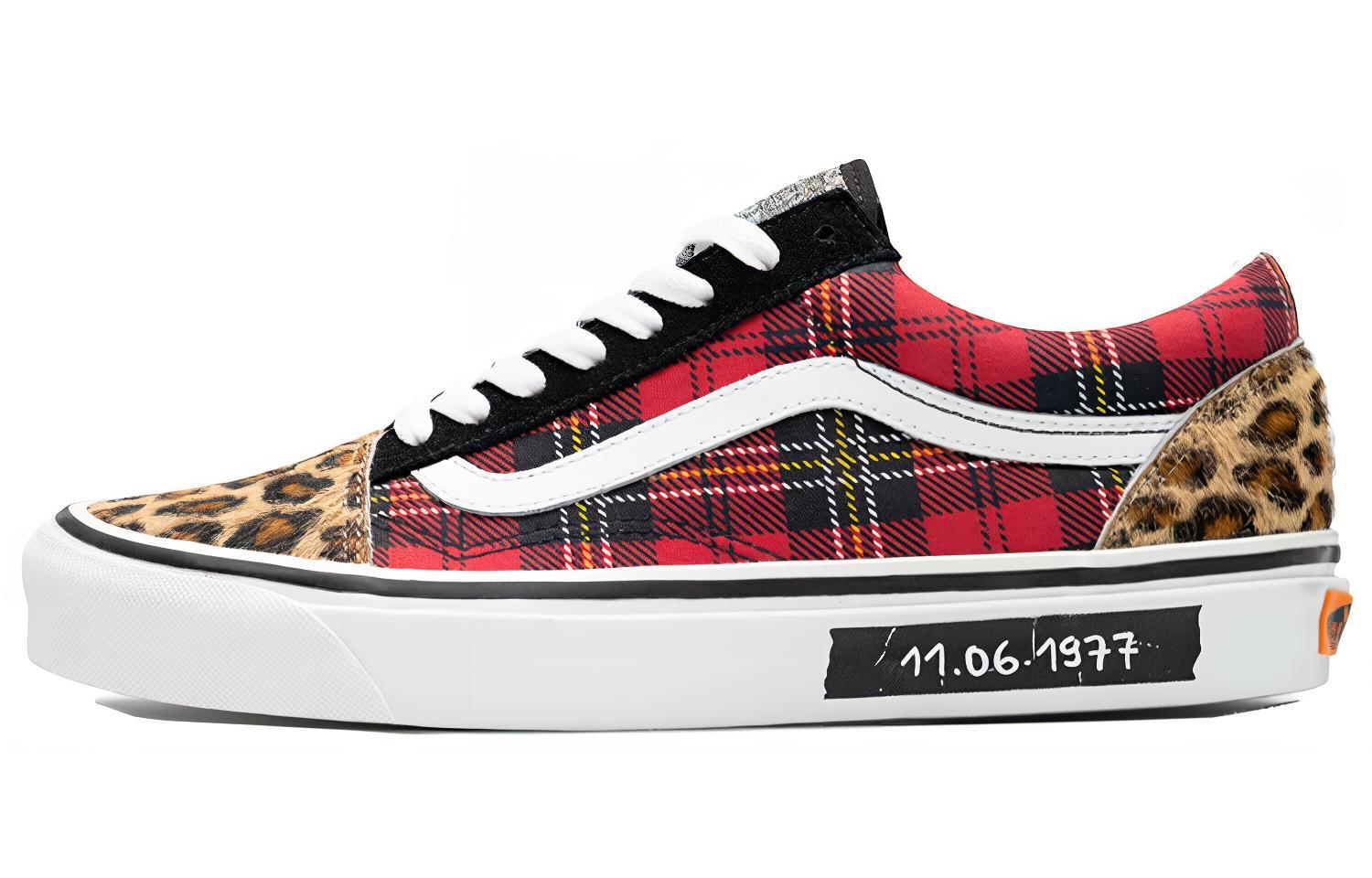 Buy Vans Old Skool “英倫入侵” 紅豹紋