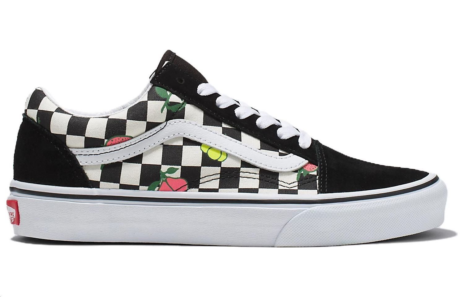 Vans Old Skool Fruit Checkerboard 'Black White' 圖 2