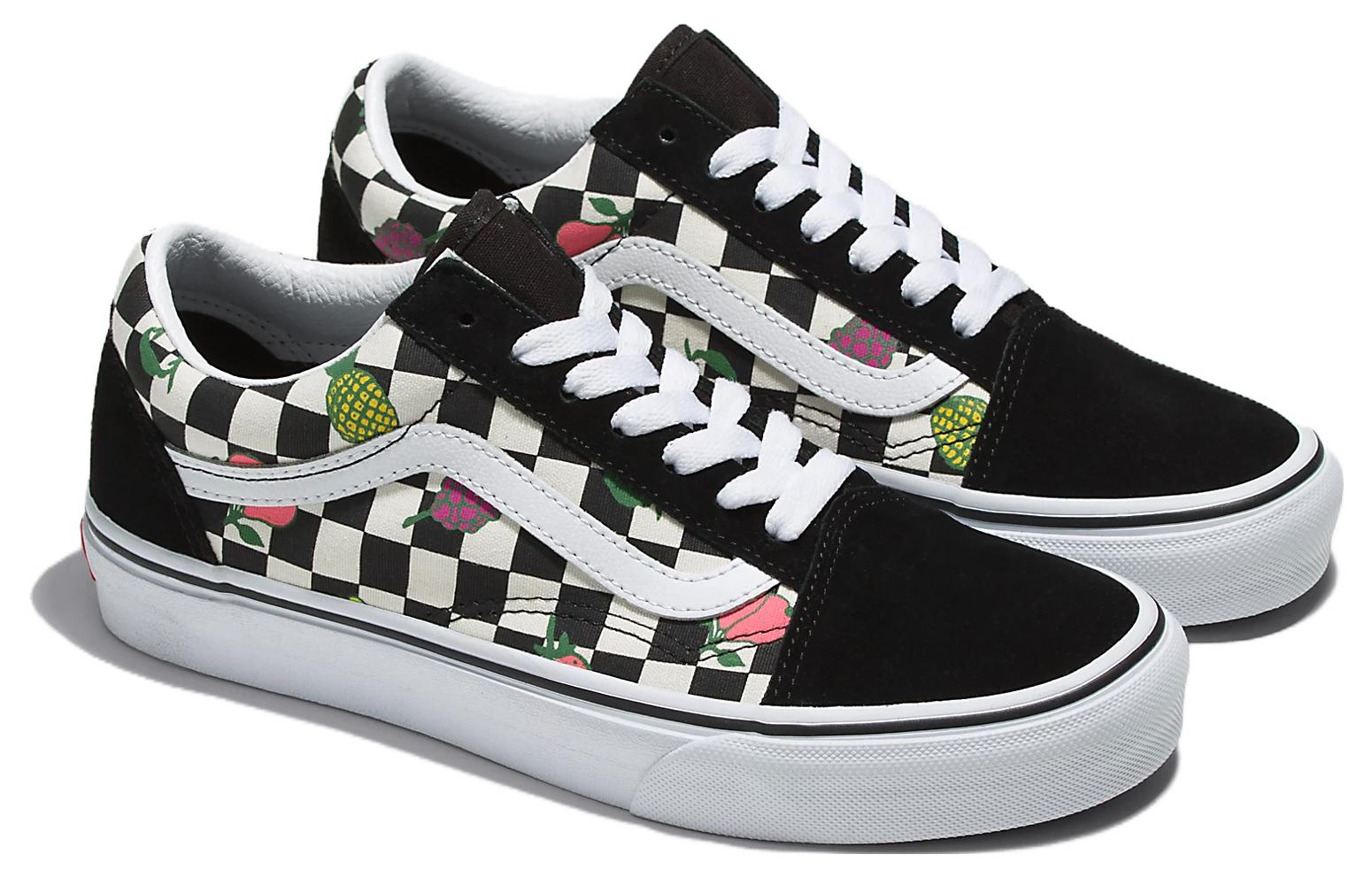 Vans Old Skool Fruit Checkerboard 'Black White' 圖 3
