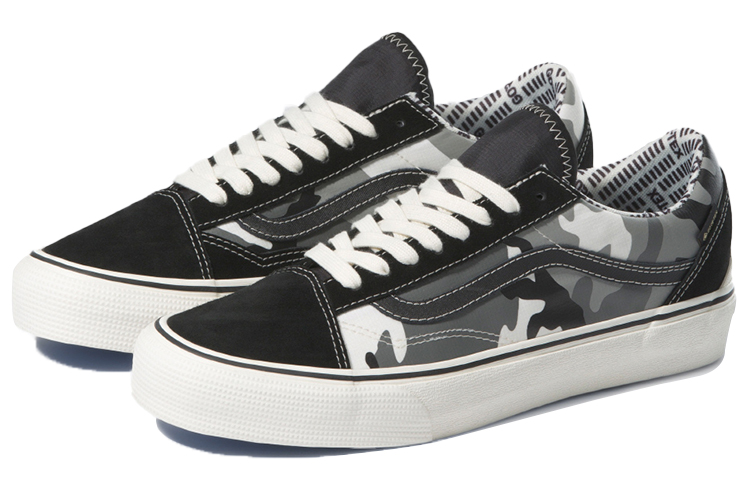 Lookbook バンズ オールドスクール ゴアテックス "黒カモ" VN0A4V9W4T4