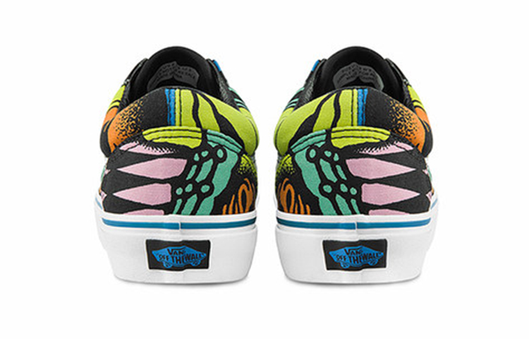 Shop Vans Old Skool 復古休閒 塗鴉 低筒 筆記本鞋 男女同款 黑彩色