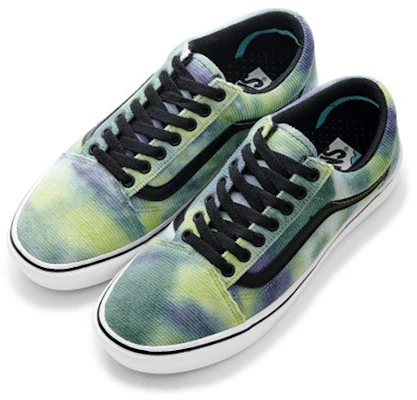 Vans Old Skool 透氣防滑耐磨 低筒休閒板鞋 綠白紫 Lookbook Vans Old Skool 透氣防滑耐磨 低筒休閒板鞋 綠白紫