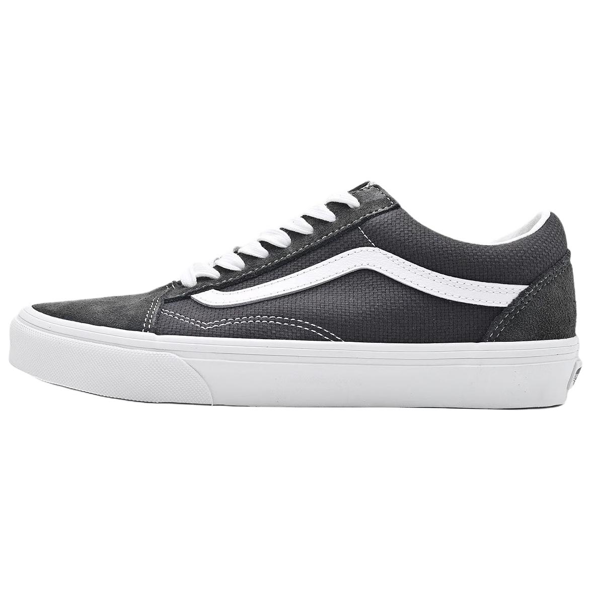 Vans Old Skool Grey Low-Top Sneakers Casual Breathable Comfort Shoes VN000ECDEMV
