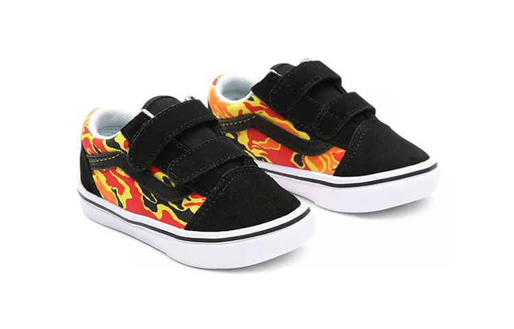 Lookbook Vans Old Skool K Zwart/Geel VN0A4TZI31O