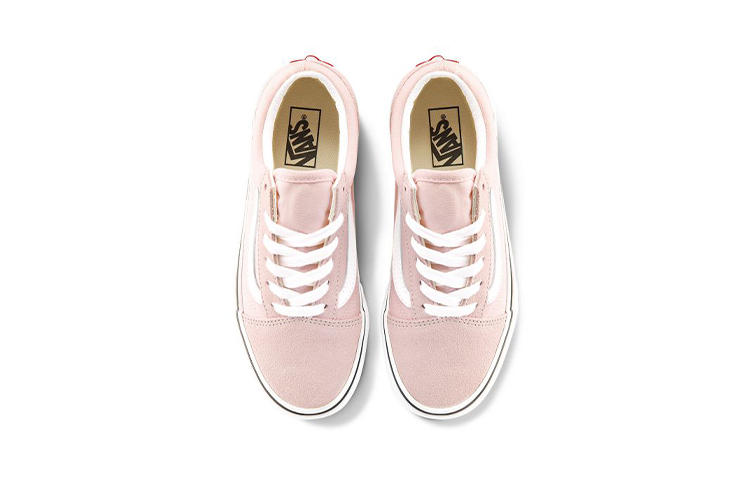 Lookbook Vans Old Skool K Merah Jambu/Putih VN0A4BUUTC3