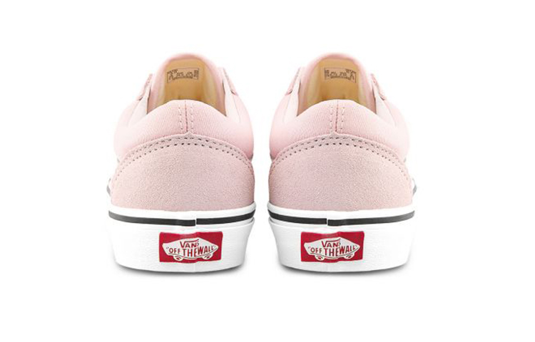 Shop Vans Old Skool K Merah Jambu/Putih VN0A4BUUTC3