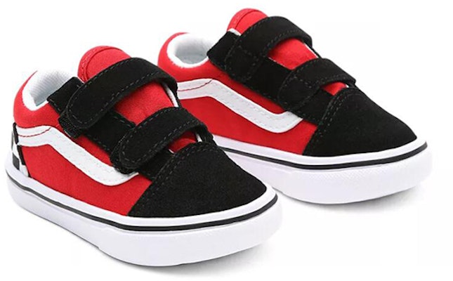 Vans Old Skool K Polka Dots 'Black Red' VN0A4TZI35U Lookbook Vans Old Skool K Polka Dots 'Black Red' VN0A4TZI35U
