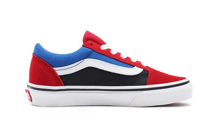 Vans Old Skool K Red/Black/Blue 圖 2