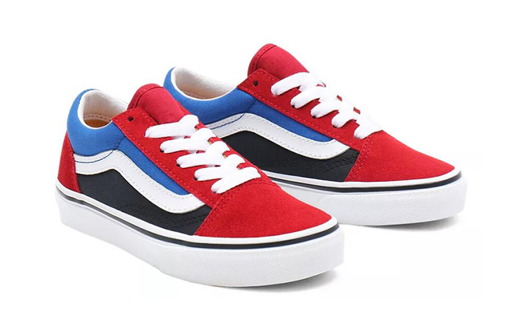 Vans Old Skool K Red/Black/Blue 圖 3