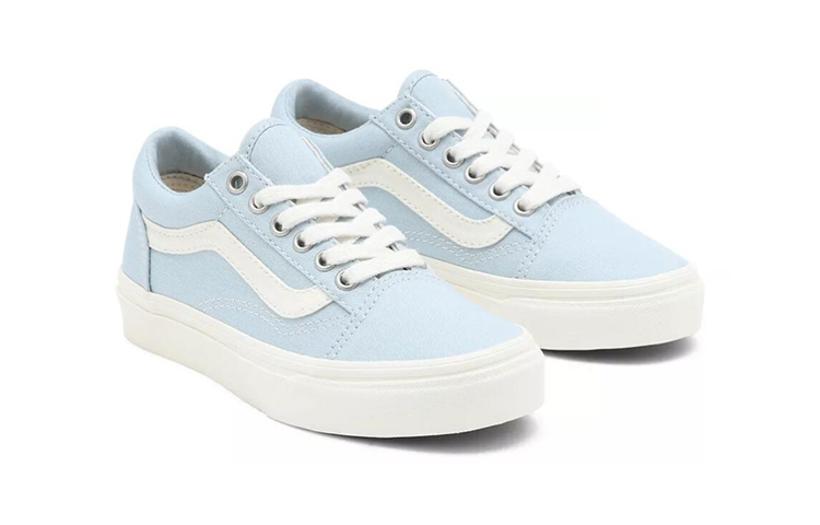 Vans Old Skool K Shoes 'Blue White' 圖 3