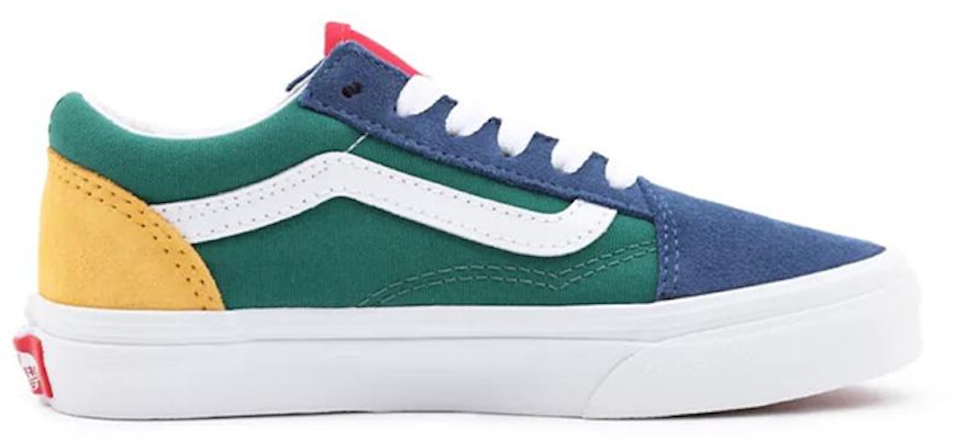 Vans 老旧学院风儿童鞋 蓝/绿 VN0A4BUUR1Q Order Vans 老旧学院风儿童鞋 蓝/绿 VN0A4BUUR1Q