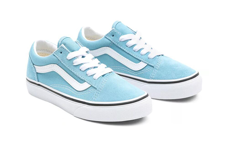 Lookbook ヴァンズ オールドスクールK ブルー (Vans Old Skool K Blue) VN0A4BUU33L