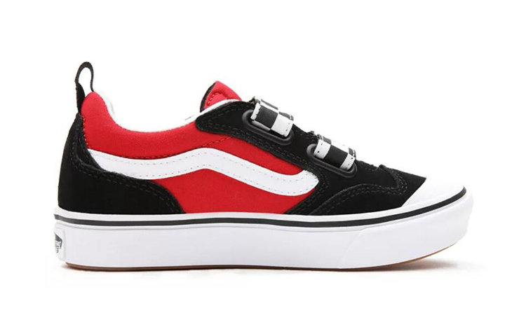 Order Vans Old Skool K Schoenen Rood/Zwart VN0A4U1P35U
