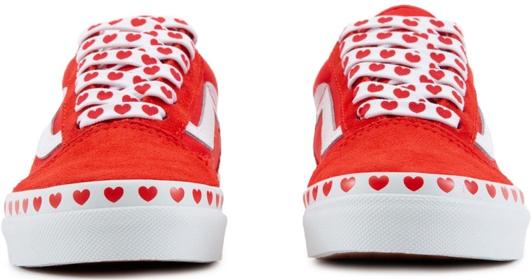 Vans Old Skool K Shoes White/Red VN0A4BUU30V Shop Vans Old Skool K Shoes White/Red VN0A4BUU30V
