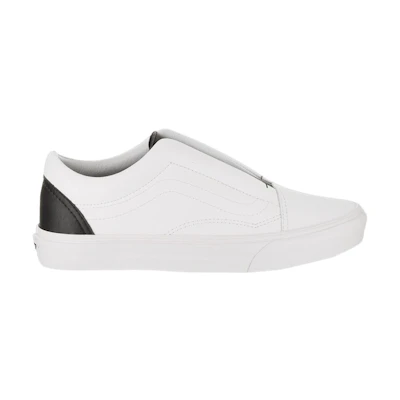 Vans Old Skool Laceless 'Classic Tumble - White Black'