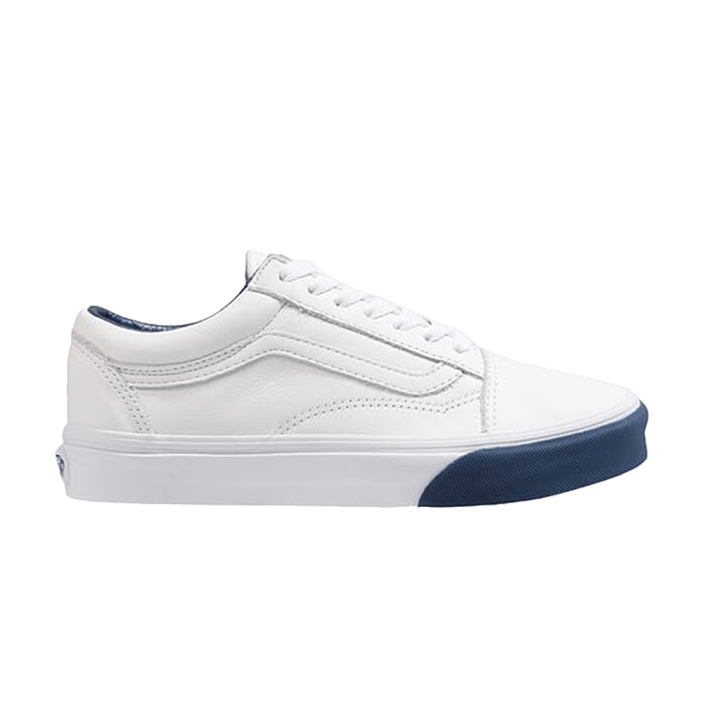 Buy Vans Old Skool Leather 'White Estate Blue' VN0A38G1P9L