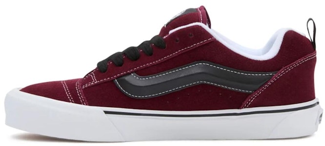 Vans Knu Skool 保暖防滑耐磨 低幫 板鞋 男女同款 黑紅 Buy Vans Knu Skool 保暖防滑耐磨 低幫 板鞋 男女同款 黑紅