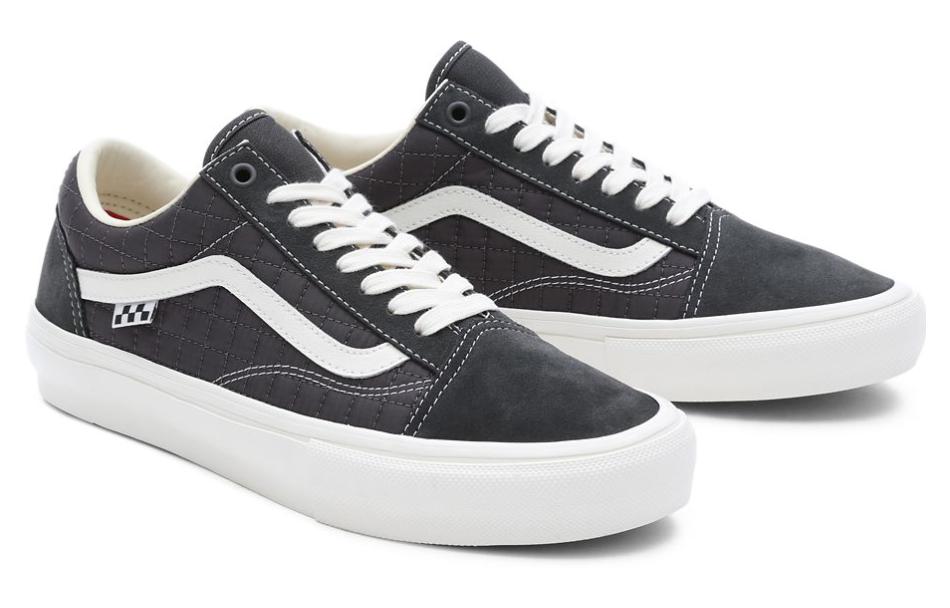 Lookbook 반스 올드스쿨 로우 그레이/화이트 (Vans Old Skool Low Grey/White) VN0A5FCBCIK