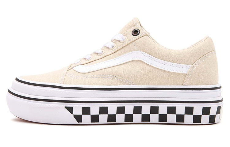 Buy Vans Old Skool Zapatillas Bajitas Casual Skate Beige Blanco VN0A4UUNA1R